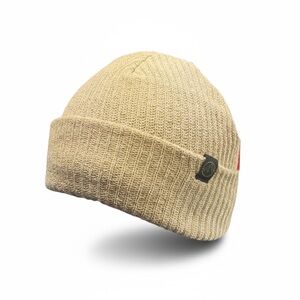 🧶‎ CONSCIOUSLY SOURCED Beige Knit Beanie 🌱🇺🇸